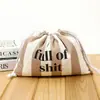 Bolsas de lona personalizadas com cordão, pequenas bolsas de tecido com cordões, sacos para armazenamento de arroz e farinha, bolsas de algodão personalizadas com cordão