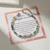 Pulsera de Piedra Natural con Cuentas, Pulsera de Acero Inoxidable con Corazón de Amor, Pulsera Ajustable con Cierre de Pinza, Pulsera de Gama Alta Popular en Europa y América