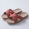 Pantuflas de lino para el hogar para hombre Nuevas 2021 fabricantes stock directo cómodas antideslizantes zapatos para pareja de mujer invierno