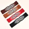 Nueva Moda Versátil Cinturón Elástico Vintage para Mujer Ancho Cubre Cintura Decorativo Camisa Vestido Suéter