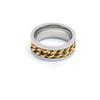 Anillo con tapa de botella de cerveza abierta roja de red, artefacto para mujer, moderno anillo de la suerte con cadena giratoria para hombre y mujer.
