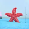 Chen Jun cria ornamentos de resina mini pentagrama colorido pequena estrela-do-mar micro paisagem aquário tanque de peixes acessórios paisagem aquática
