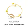Colar luxuoso e sofisticado com letra CD cravejada de diamantes e pentagrama, design pequeno, joia simples e requintada, presente perfeito para uma melhor amiga