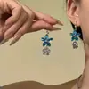 Collar Retro Estilo Palacio Gota de Agua Verde con Diamantes Brillantes para Mujer, Nicho Exquisito Lujo Ligero Moda Versátil