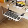 Bandeja para Teclado Encimera de Dormitorio Estante de Almacenamiento en Cajón sin Perforaciones Escritorio de Oficina Estante Deslizante Estante de Almacenamiento para Ratón