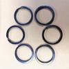 Venta al por mayor del fabricante Anillo Plano Negro Mate Electróforo Anillo Plano Llavero de Bronce Accesorios DIY Hebilla de Llavero Negro Pistola
