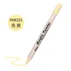 Pluma de Tela Impermeable Marcador de Doble Punta Base Agua 36 Colores No Bricolaje Graffiti Pintura de Zapatos Punta Suave Metabo