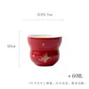 Taza de Té de Cerámica con Incrustaciones de Oro y Plata para Uso Doméstico, con Diseño de Mariposa en una Taza con Forma de Calabaza, Adecuada para Juegos de Té Kung Fu
