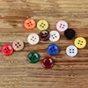 Botones Perlados Multicolor Hechos de Concha Natural, Concha de Perla Engrosada de 3 mm para Camisas, Cárdigans y Vestidos Infantiles