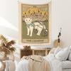 Popular Transfronteiriço Sol e Lua Gato Tarô Cartão Pano Pendurado Pano de Fundo Ins Decoração de Quarto Pano de Parede Tapeçaria de Gato Retrô