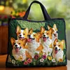 2026 Nueva Serie Transfronteriza de Cachorros Estampado Digital Bolso de Hombro Acolchado de Moda