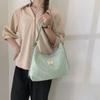 Estilo coreano Borboleta Fofa Bolsa Feminina Grande Capacidade 2024 Novo Simples Casual Axila Bolsa Estilista Bolsa de Ombro