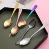 Cuchillo, tenedor y cuchara de acero inoxidable Spot Juego de 4 piezas para regalo Cuchillo para bistec dorado juego bañado en oro 1010 hotel Vajilla occidental