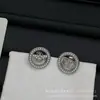 Pendientes de Perla de Venta Caliente en Transmisión en Vivo Transfronteriza de Tiktok para Mujer, Pendientes Populares Estilo Dior, Pendientes Retro con Letra Cd, Venta Directa del Fabricante