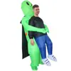 Disfraz Inflable de Alien para Halloween Evento Fiesta Accesorios Divertidos Muñeco de Desempeño Fantasma Traje Inflable Stock Listo