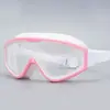 Gafas de Natación de Marco Grande, Gafas de Natación con Recubrimiento de Silicona, Gafas de Natación para Adultos, Gafas de Natación Galvanizadas para Hombres y Mujeres, Antivaho, Fabricante de Venta Caliente Transfronteriza