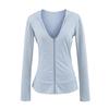 Cardigan Curto com Capuz Feminino de Manga Longa Fino Protetor Solar Estilo Coreano Outono Inicial Novo Slim Fit Top Esportivo Tendência
