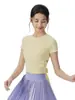 26 Roupas de Yoga de Manga Curta com Bojo Oem Feminina Justa Modeladora Pilates Camisetas Esportivas Roupas de Yoga Personalizadas Customização