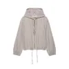 Ropa Nueva de Mujer de Primavera 2026 de Aliexpress Transfronteriza Chaqueta con Capucha a Cuadros Elegante y de Moda 6318010
