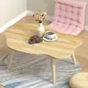 Mesa de Café Pequeña, Mesa de Comedor con Forma de Nube, Mesa para Ventana de Mirador, Mesa Pequeña para Apartamento de Alquiler, Mesa de Comedor para Dormitorio de Alquiler, Mesa de Noche para Niña, Tamaño Pequeño