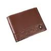 Nueva Cartera para Hombre, Cartera Corta para Hombre, Cartera Suave con Textura de Grano de Cuero, Moderna y Casual, Ranuras Múltiples para Tarjetas, Cartera Pequeña de Gran Capacidad