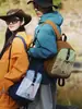 Mochila Casual Leve Nova 2025 para Mulheres Mochila Casual para Estudante do Ensino Médio Mochila de Viagem com Cor Contrastante