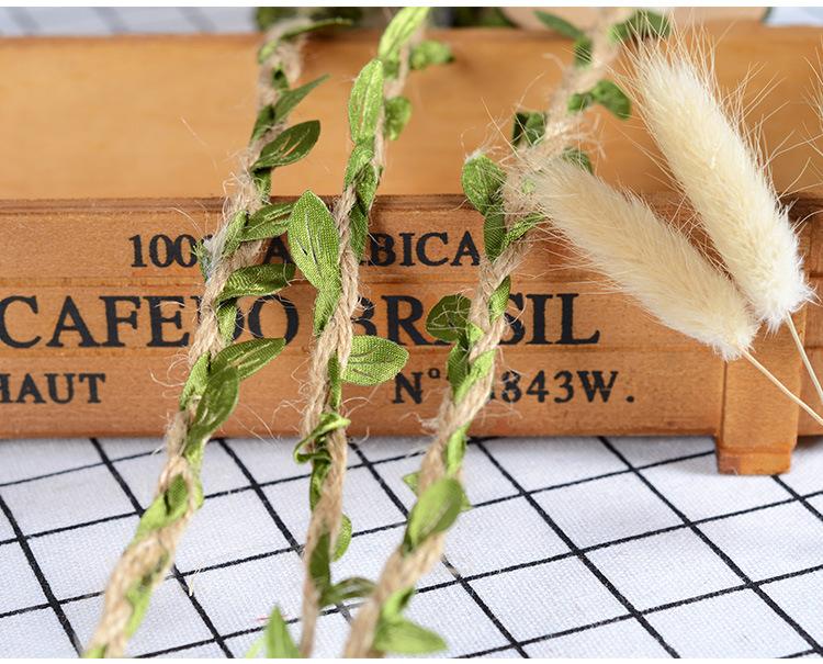 绿叶麻绳 本色麻绳 编织麻绳 黄麻绳 彩色麻绳