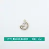 Al por mayor Versión Coreana Creativo Colgante Individual Patrón de Corazón Incrustado con Diamante Aleación Collar Pulsera Colgante Joyería Accesorios DIY