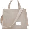 Bolso de Mujer Pana 2022 Nuevo Bolso de Mano Coreano Simple Harajuku Hombro Bandolera Transfronterizo Color Sólido Combinable