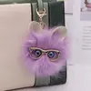Pendente de Bolsa de Carro Coruja de Pele de Raposa Sintética 10cm Venda Quente de Exportação Fábrica de Pendentes de Bolsa Coruja Atacado