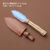 Cuchillo de Piedra Cruda Natural Adornos Obsidiana Ojo de Tigre Piedra Gema Pulida Modelo de Cuchillo sin Filo Atrezzo Fabricante Mayorista