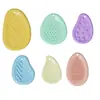 Juguetes para Mover Nuevos Transfronterizos Niños Piedra Sensorial para Niños Descompresión 6 Piezas Silicona Textura Suave Juguete de Piedra para la Ansiedad