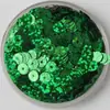Material DIY Lantejoula 5mm Acessórios Decorativos Artesanais para Roupas Furo Médio Colorido Redondo Cola Cremosa Miçangas Pequenas Bordar