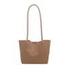 2026 Bolso Tote de Textura Tejida Nuevo para Mujer, Gran Capacidad, Para el Trabajo, Bolso de Hombro Único, Sencillo, Versátil, Bolsa de Compras, Fabricante Mayorista