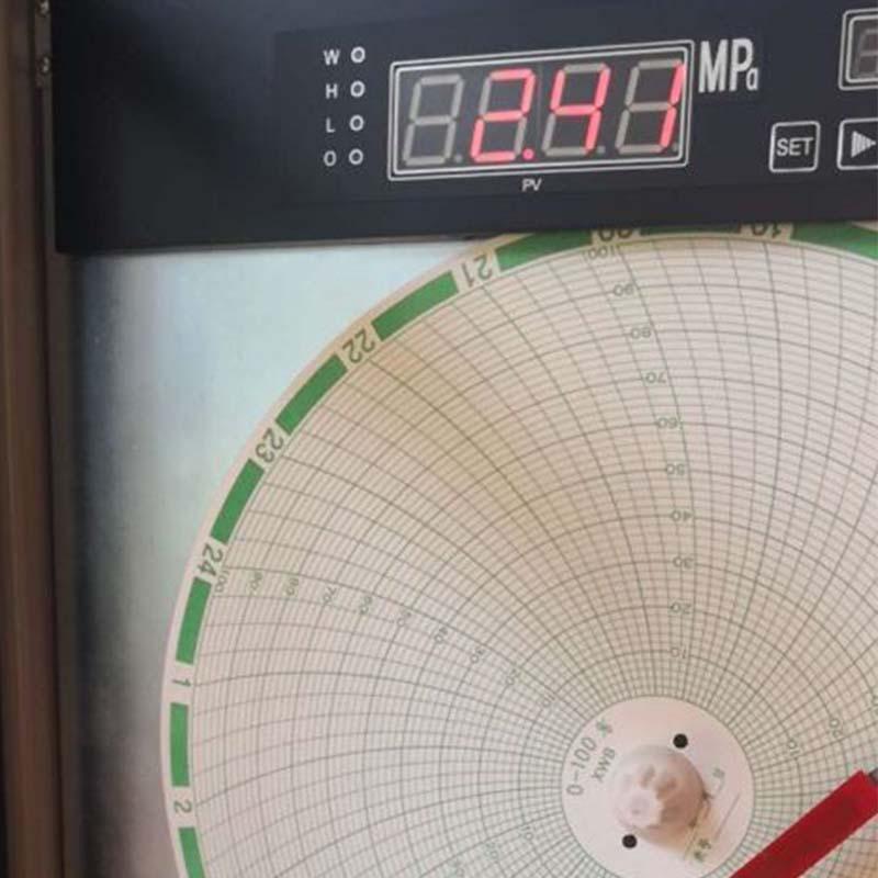 XQG记录纸现场图