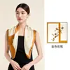 [Seda de Hangzhou] Bufanda 100% Seda de Morera, Estilo Retro Artístico, Bufanda Cuadrada Mediana de Seda Genuina para Mujer, Bufanda de Cuello para Primavera y Otoño