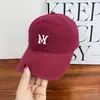 Gorra de Béisbol Bordada con Letra 'm' Estilo Coreano para Hombres y Mujeres, Sombrero de Sol Suave Versátil Casual para Salidas