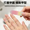 Herramienta de manicura y cuidado de uñas más vendida a nivel transfronterizo, juego de 5 piezas: Empujador de cutículas en V, lima de uñas, palillo para relieve, separador de dedos, tira pulidora