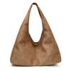 Bolsa Grande Fosca Retrô Feminina 2025 Nova Outono e Inverno Grande Capacidade Bolsa de Ombro Maillard Trabalho Deslocamento Bolsa Tote