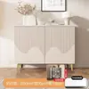 Aparador de pizarra estilo italiano, mueble de almacenamiento moderno minimalista para sala de estar, armario de cocina de lujo ligero, mueble de almacenamiento de té y vino montado en la pared