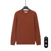 Ropa de punto para hombre de otoño e invierno, suéter para hombre de cuello redondo estilo 'old money', color liso, lujo ligero, sensación de alta gama, top casual para el día a día