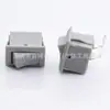 Interruptor Basculante Certificado CE EU, Gris Kcd11 Patas Dobladas Interruptor Eléctrico de Dos Posiciones para Juguete, Interruptor Basculante de 10*15mm