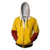 Cárdigan Yqcr, Mismo Estilo que el Sudadera con Capucha y Cremallera Impresa en 3D Oppai del Maestro Dongli Saitama para Hombre, Corte Holgado