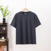 Playera de Algodón de Manga Corta y Cuello Redondo para Hombre, Juvenil, Color Sólido, Fresca de Verano, Delgada, Jersey, Casual, de Manga Corta