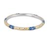 Ciervo Dorado Rey Plata Chapado en Oro Gota de Aceite Palo Hueco Flor de Cerezo Artístico Elegante Lujo Ligero Pulsera de Plata de Ley 999 para Mujer