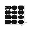 Amazon Etiqueta Impermeable Borrable Pegatina para Botella de Vidrio Negro Mate PVC Papel Autoadhesivo Pizarra Pegatina PVC Pegatina