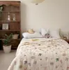 Ordem Coreana Desenho Animado Algodão Macio Estampado Gaze Manta Bolha Manta de Soneca Roupa de Cama