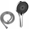 Grifo para lavabo de acero inoxidable con acabado negro, agua fría y caliente, estilo europeo, pintado, para baño, cuadrado, de un solo agujero alto