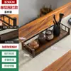 Prateleira de Armazenamento para Xícaras de Chá de Mesa, Pequena Prateleira de Exibição, Suporte para Exibição de Bule de Argila Roxa Estilo Chinês, Não é Madeira Sólida, Suporte para Exibição de Conjunto de Chá