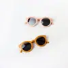 Gafas de Sol Redondas Pequeñas de Silicona Estilo Coreano para Bebé Gafas Anti-UV UV400 Moda para Bebé Gafas de Sol Polarizadas